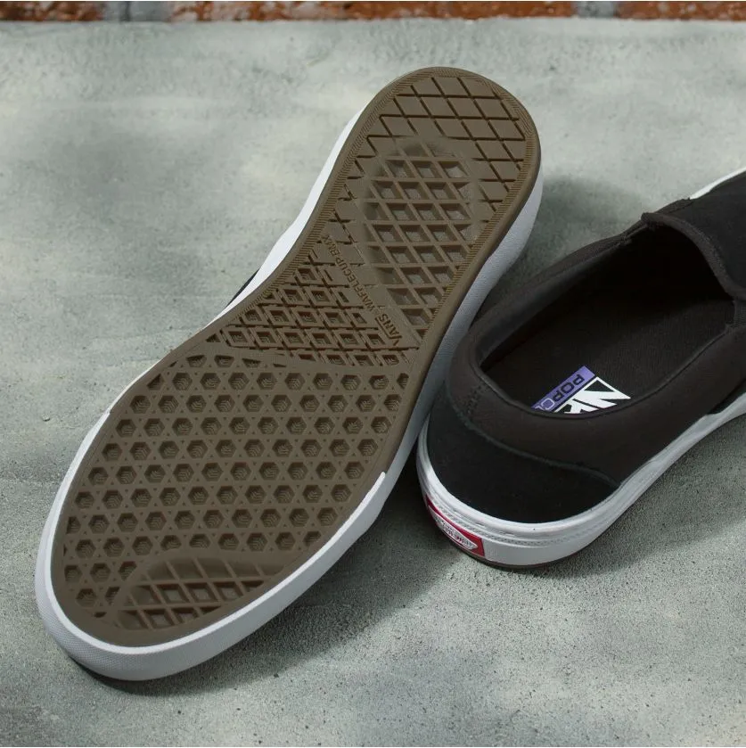 Vans BMX Slip On Shoe - Black/White/Gray