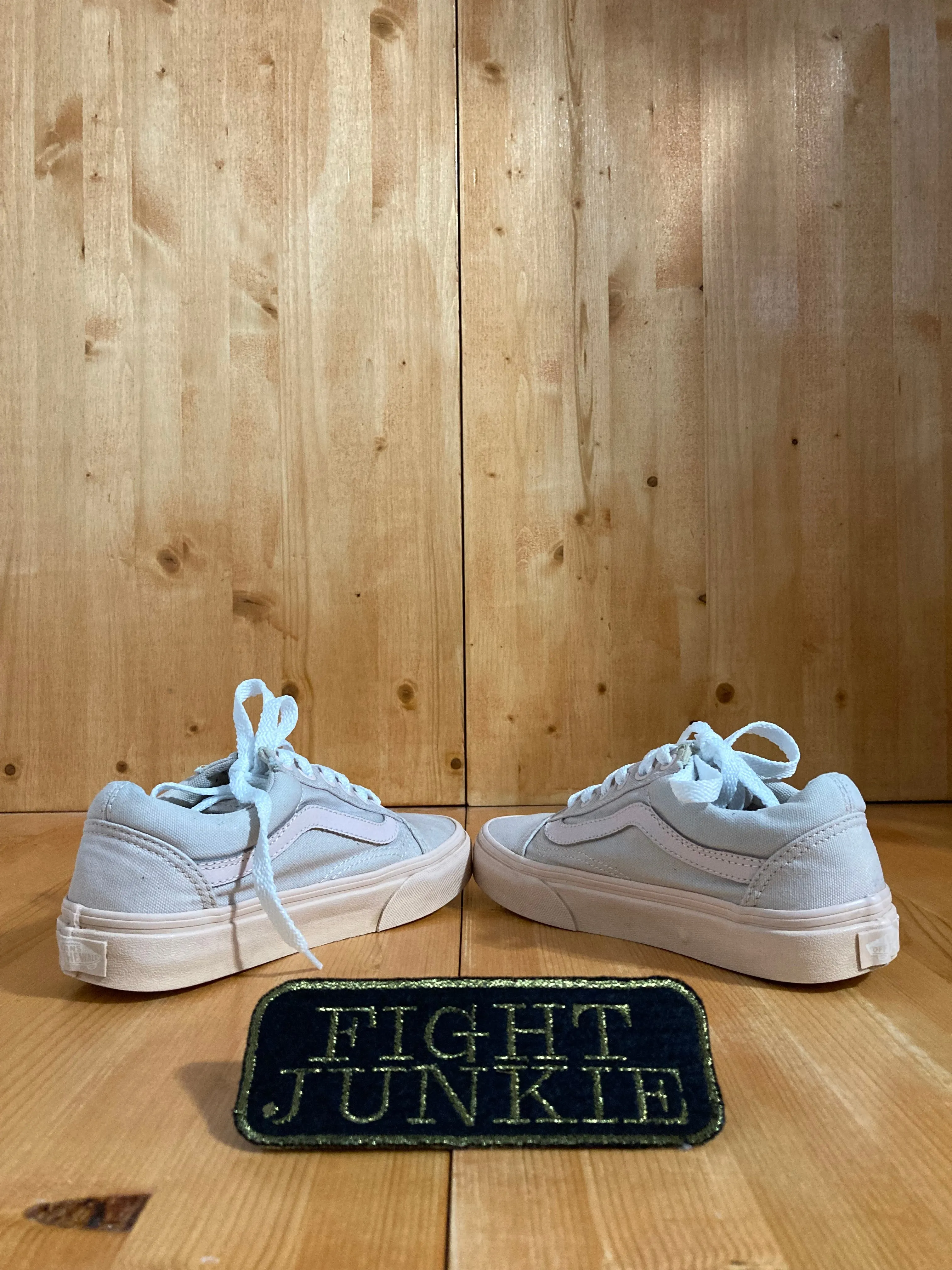 VANS OLD SKOOL Low Top Womens Size 5 Canvas Skateboarding Shoes Sneakers Pink