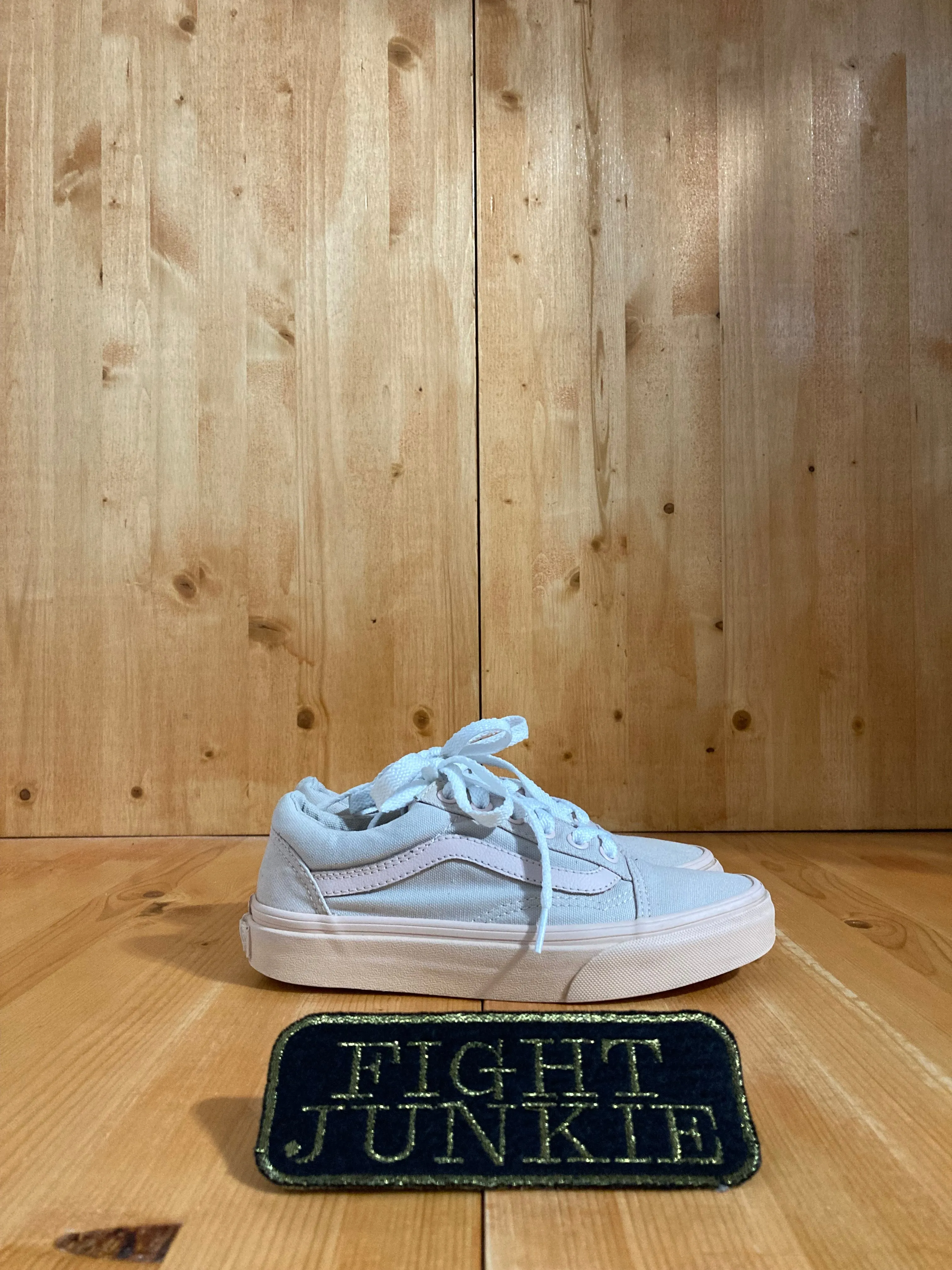 VANS OLD SKOOL Low Top Womens Size 5 Canvas Skateboarding Shoes Sneakers Pink