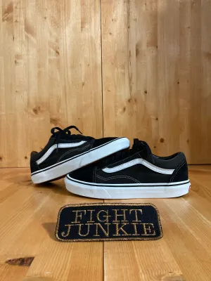 VANS OLD SKOOL Low Top Women's Size 8 Fabric & Suede Skateboarding Shoes Sneakers Black