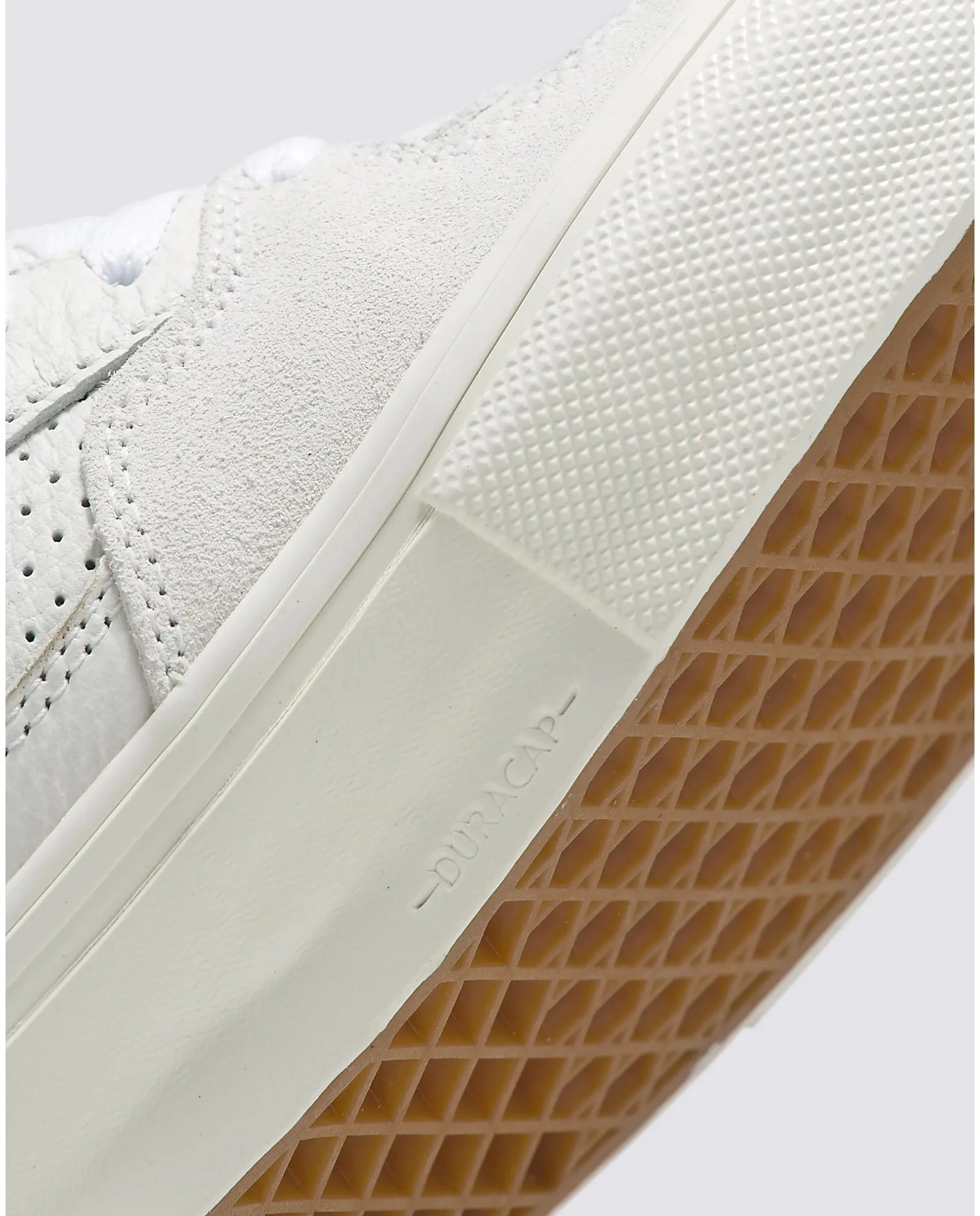 Vans - Skate Half Cab Shoes | White Red (Vintage Sport)