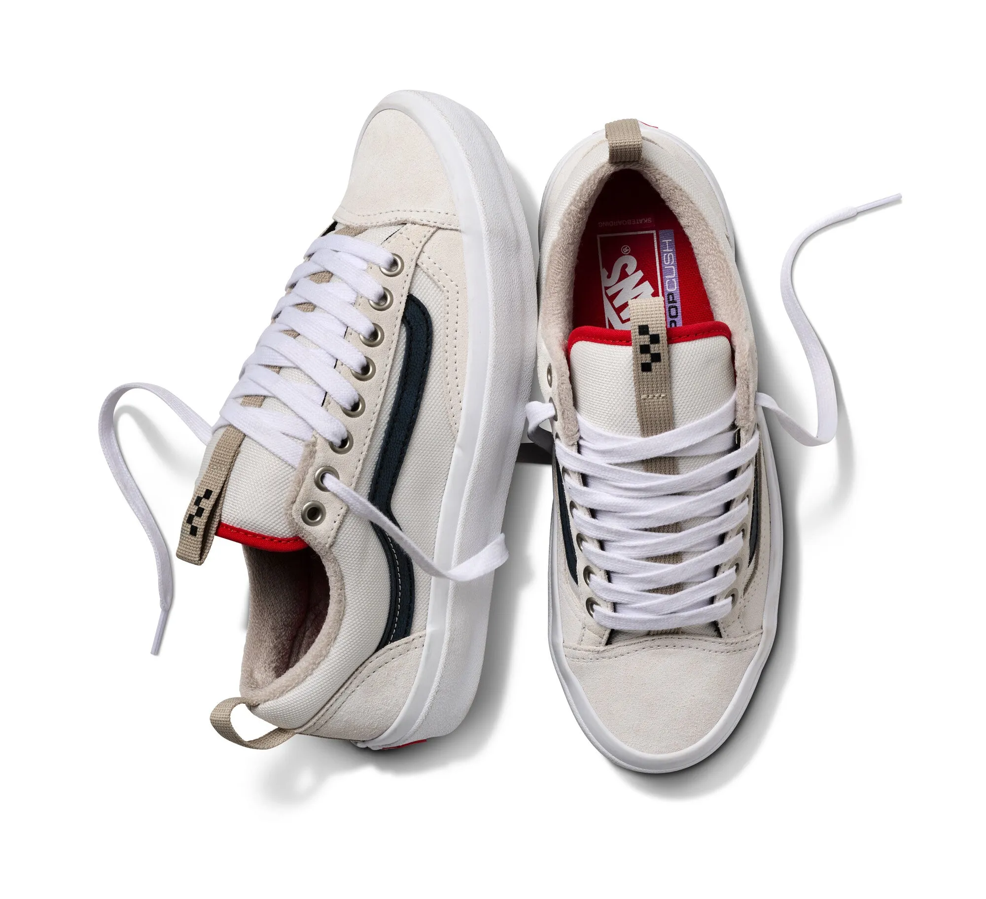 VANS SKATE OLD SKOOL 36  ANTIQUE WHITE / BLACK