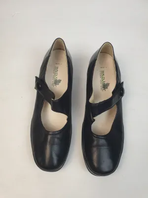 Waldlaufer black low heeled mary jane style shoes size EU 6.5 (fits AU 8.5)