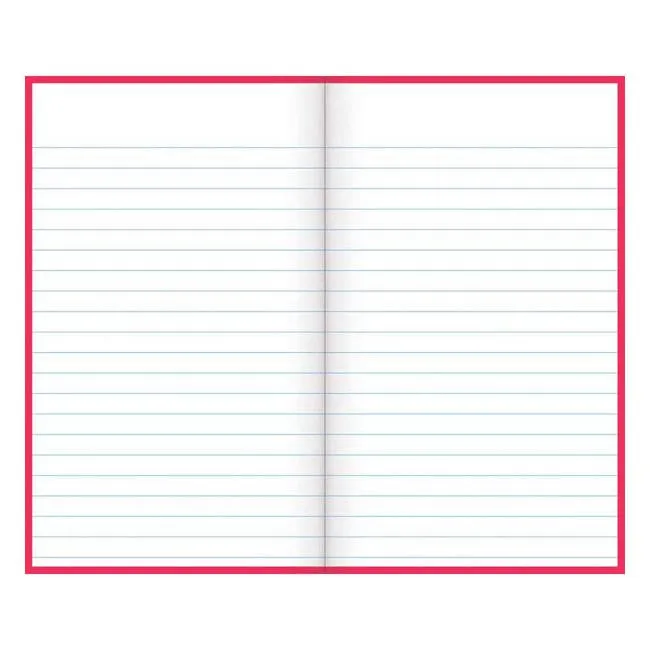 Warwick Notebook 4B1 64 Leaf Hard Cover Ruled 7mm 165x100mm