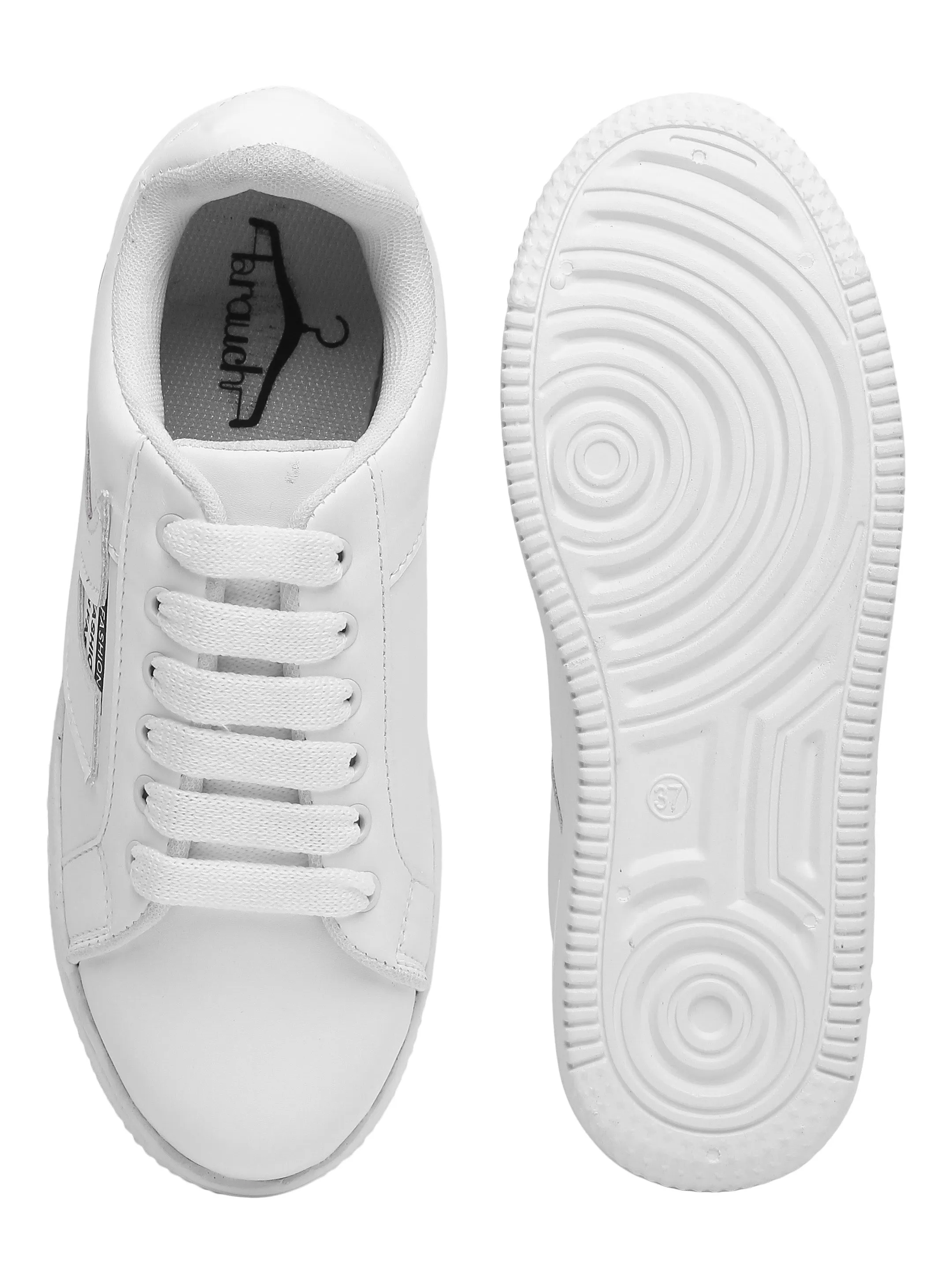 White Hip Hop Casual Sneaker