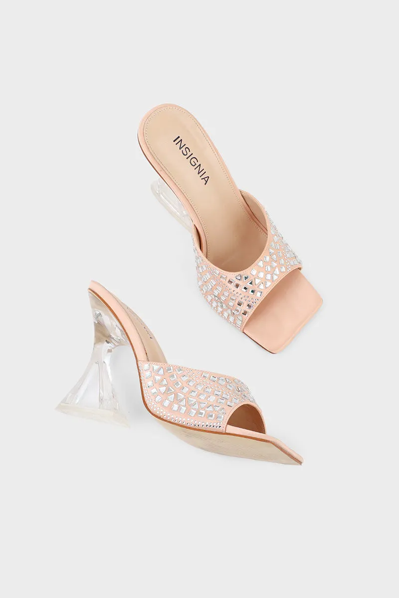 Women Party Wear Slip On I29292-Pink