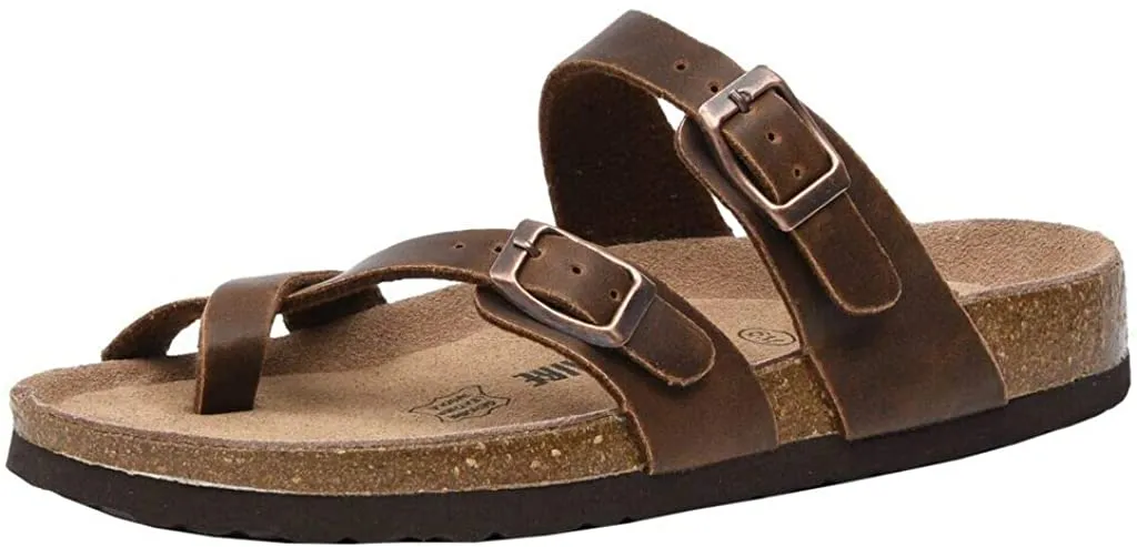 Women's Cushionaire Luna Cork footbed Sandal with  Comfort