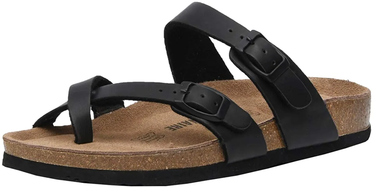 Women's Cushionaire Luna Cork footbed Sandal with  Comfort