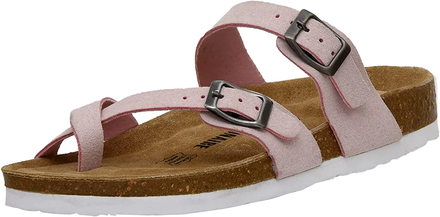 Women's Cushionaire Luna Cork footbed Sandal with  Comfort