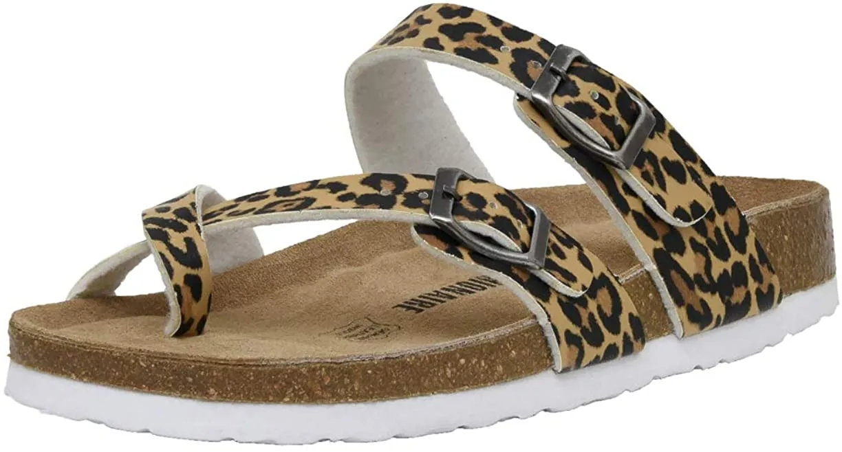 Women's Cushionaire Luna Cork footbed Sandal with  Comfort