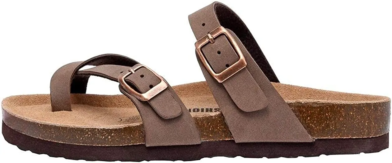 Women's Cushionaire Luna Cork footbed Sandal with  Comfort