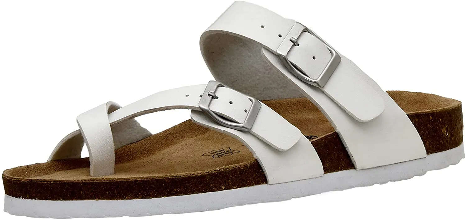 Women's Cushionaire Luna Cork footbed Sandal with  Comfort