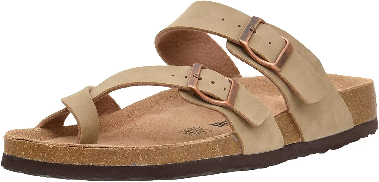 Women's Cushionaire Luna Cork footbed Sandal with  Comfort