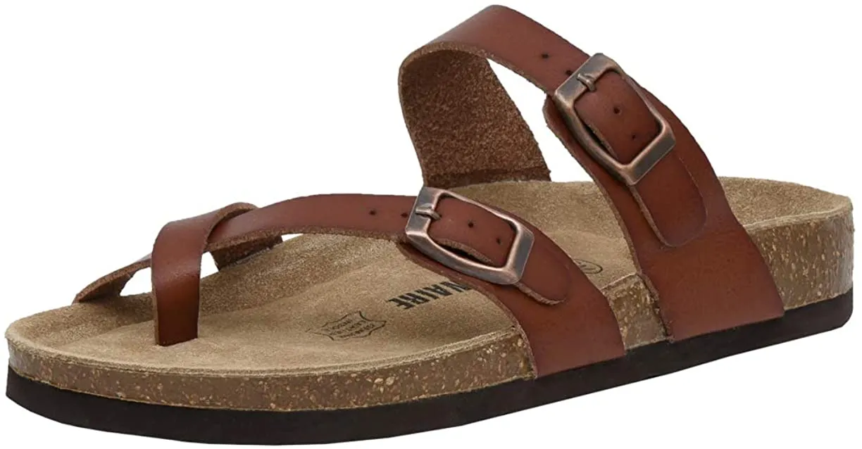 Women's Cushionaire Luna Cork footbed Sandal with  Comfort