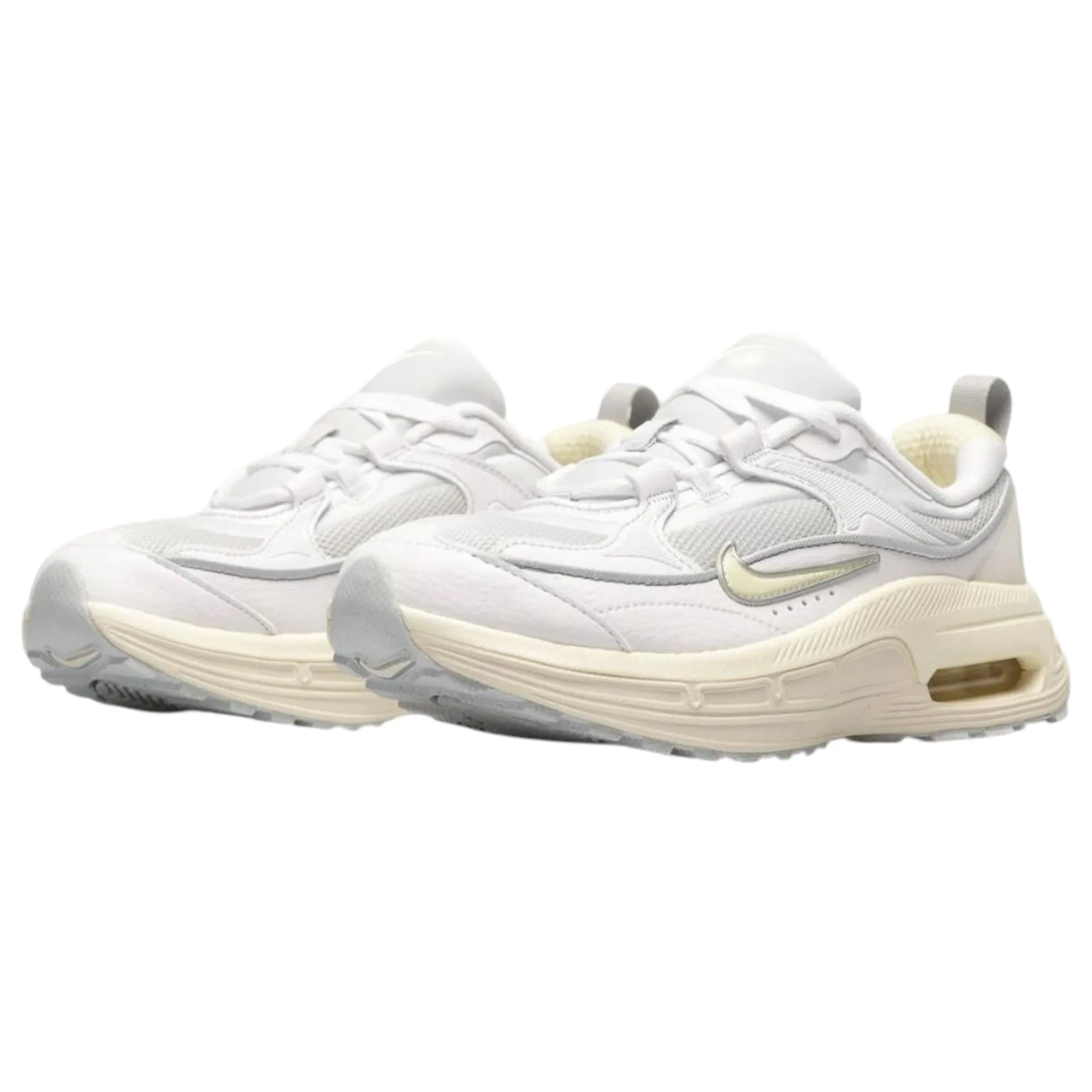 Womens Nike Air Max Bliss White Trainers Athletic Running Shoes